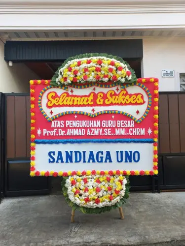 Papan Bunga Opening jembatan lima