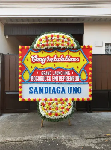 Papan Bunga Opening jembatan lima